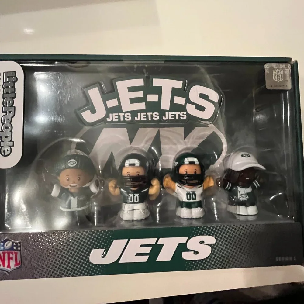Little People Collector‎ Set - NFL JETS by Fisher Price   (kids/new)